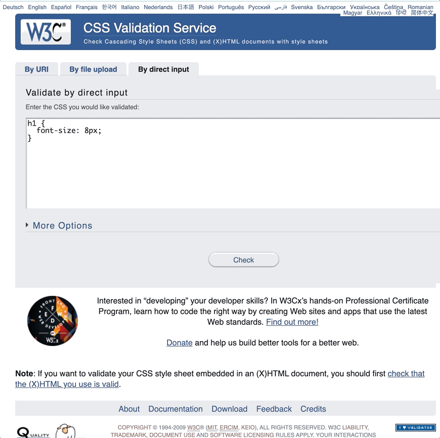 w3c validation.gif